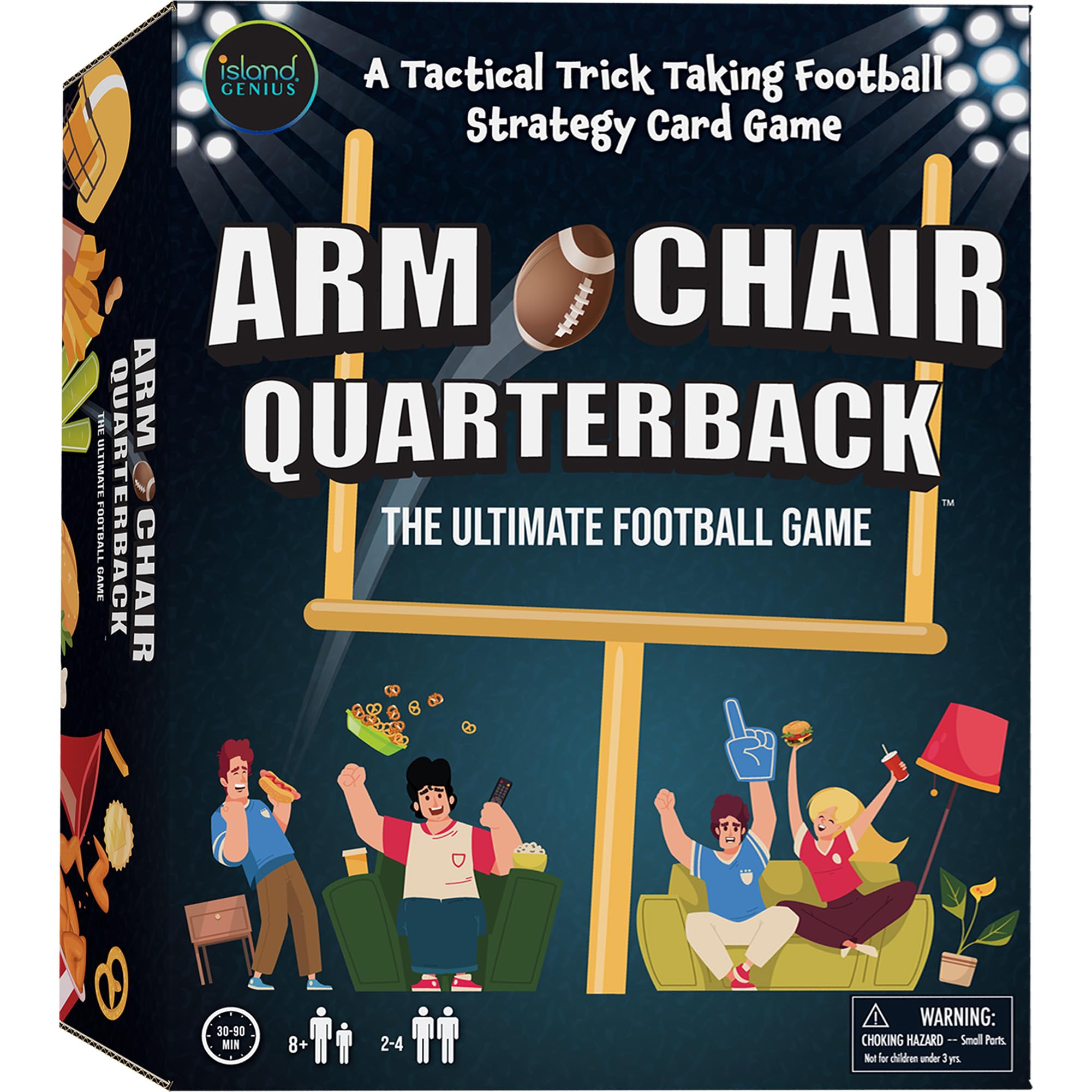 Island Genius Armchair Quarterback Football Strategy Board Game