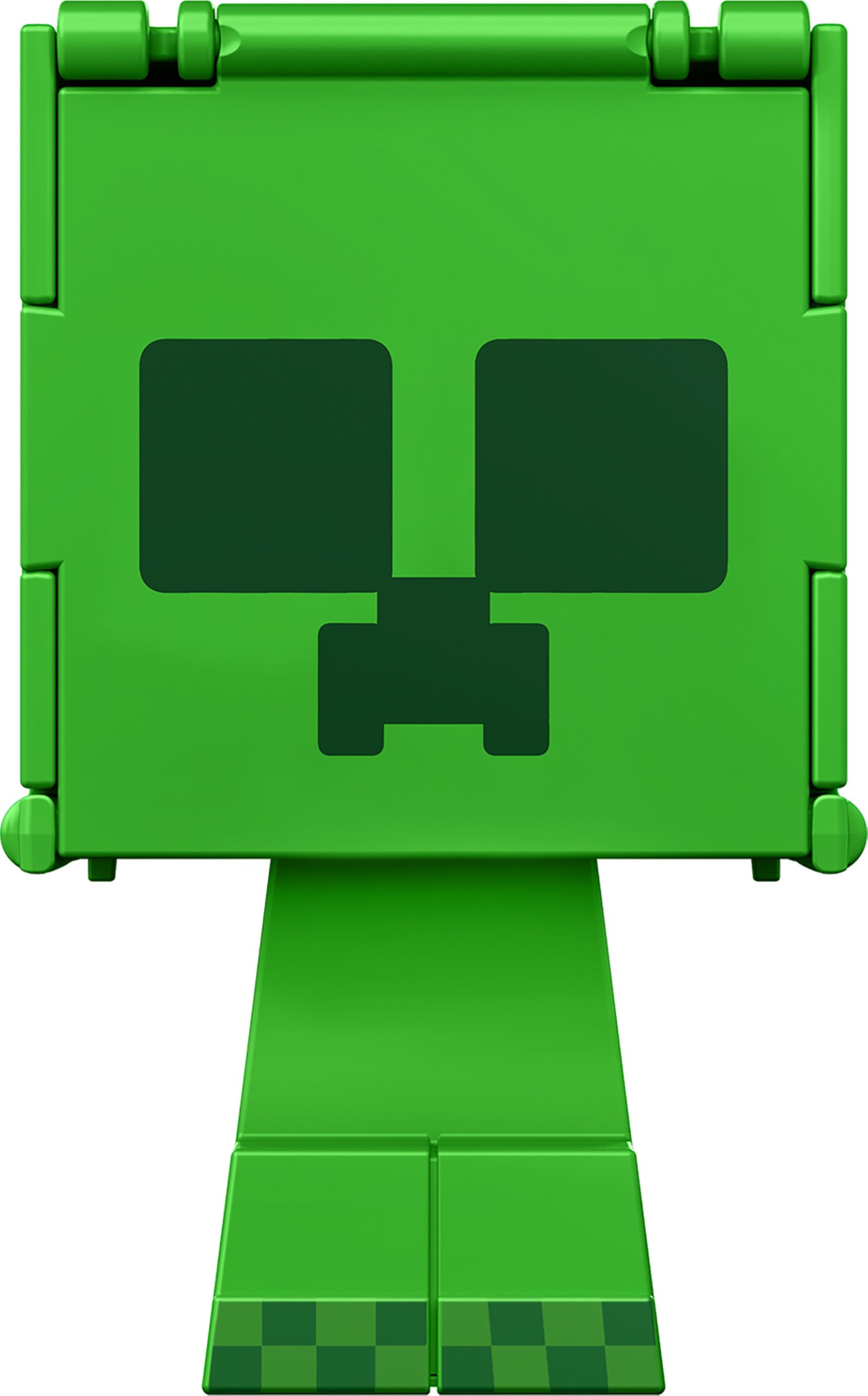 Mattel Minecraft Flippin’ Figs Figures Collection with 2-in-1 Fidget Play, 3.75-in Scale, Large Heads & Pixelated Design (Characters May Vary)
