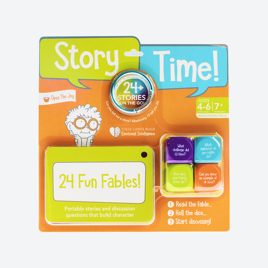 Open The Joy Stories Time Grab-and-Go Story Cards with Discussion Dice